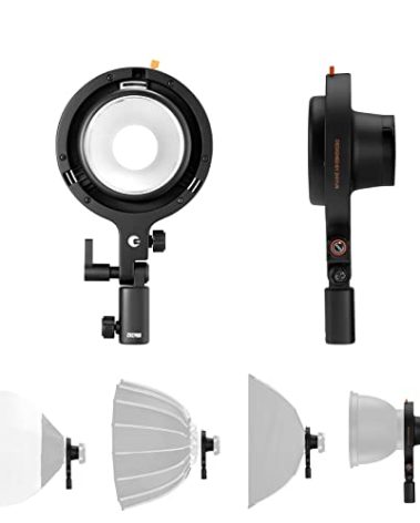 Zhiyun Bowens Mount Adapter for Zhiyun Moulus X100 COB Video Light, Compatible with Zhiyun Moulus COB Light (ZY Mount)