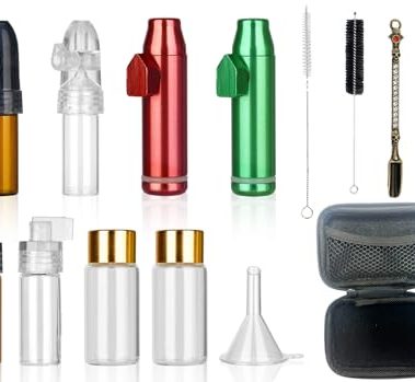 MQHMQH Portable Kitchen Metal Spice Bottle,Camping outdoor Glass Set