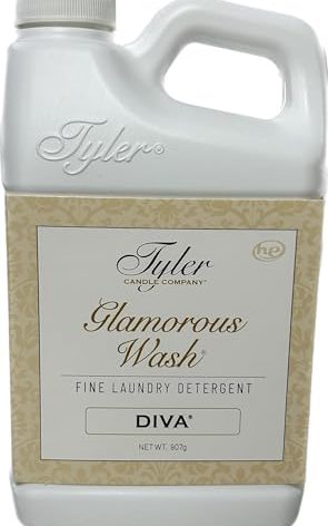 Tyler Glam Wash Laundry Detergent, Diva 907g, Liquid, 32 FL Oz (0.95L) HE Safe