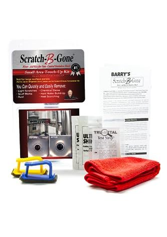 Barry's Restore It All Products - Scratch-B-Gone Small Area Touch-Up Kit | The #1 Selling kit Used to Remove Scratches, Rust, Discoloration and More from Non-Coated Stainless Steel!