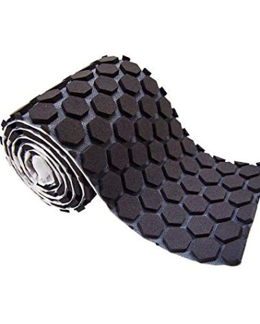 McDavid 6650 Hex Skin Protective Padded Performance Tape Roll, Black, One Size