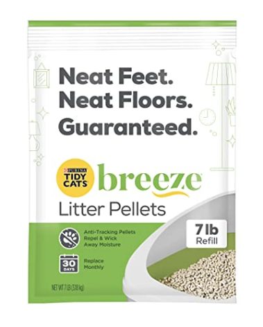 Purina Tidy Cats Litter Pellets, Breeze Refill Litter Pellets in Recyclable Box - (4) 7 lb. Bags