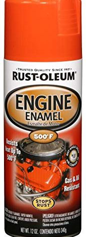 Rust-Oleum 248941 Engine Enamel Spray Paint, 12 oz, Chevy Orange