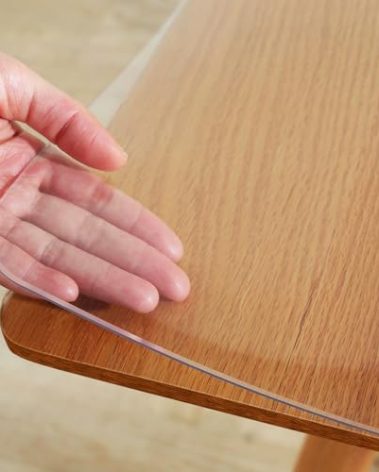 Warmstar Clear Table Protector 2mm Thick, 22 x 44 Inch Clear Table Cover Protector, Plastic Table Cover, Clear Desk Mat Desk Pad, Desk Protector Mat for Coffee Table, Writing Desk, Dining Room