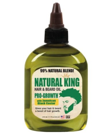 SFC Natural King Pro-Growth Hair & Beard Oil with Jamaican Black Castor Oil 7.1 oz.