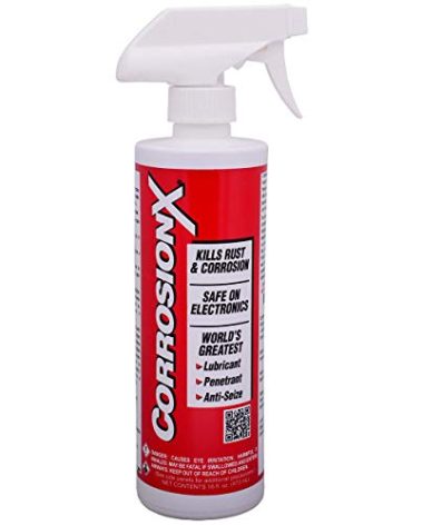 CorrosionX Corrosion Technologies 91002 (16 fl oz trigger spray) – Multi-Purpose Lubricant, Penetrant, Rust and Corrosion Preventative | Industrial Strength | Marine Grade | Cleans Lubricates Protects