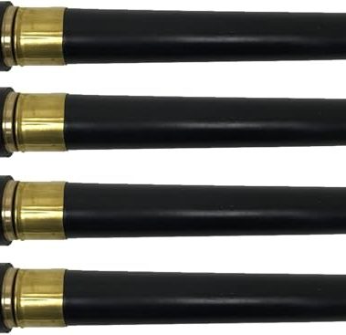 Hi-Tech Adjustable Bend & Spray Water Hose Nozzle – Heavy-Duty, Leak-Proof Nozzles for Car Washing and Lawn Care (4 Pack)