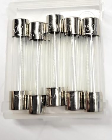 Bussmann MDL-3/10 3/10 Amp Time-Delay Glass Tube Fuse, 250V UL Listed 5-in Tin, 5 Pack