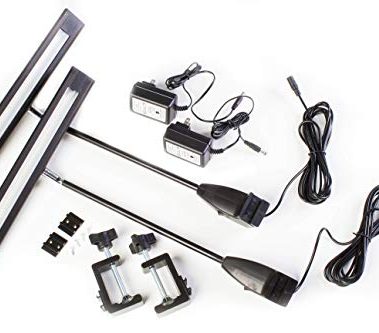 LEDupdates 2pcs Trade Show LED Light for Popup Booth Exhibit Back Drop Panel with UL Listed Power Supply