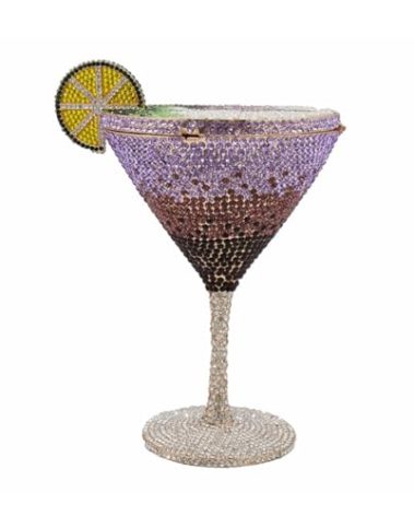 WuDiaoer Women Goblet Rhinestone Evening Bag Cocktail Cup Diamond Clutch Funny Crystal Prom Handbag Wedding Purse for Party, Purple