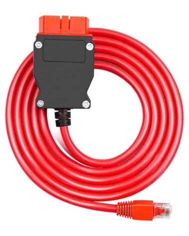 OCHIKI 7 Ft VOE OBD to Ethernet Adapter Fit for Volvo Vehicles Based on SPA CMA Platform 2016+ Replace 9513108 9513062, OBD Cable Compatible with VIDA PC Software or Third-Party Software