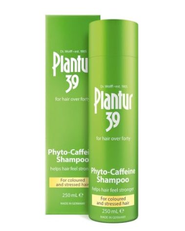 Plantur 39 Phyto-Caffeine Shampoo for Colored, Stressed Hair, 8.45 fl oz