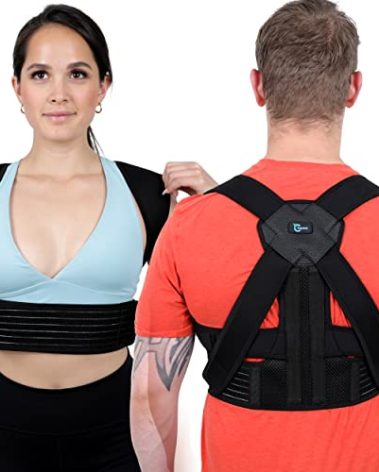 CAYATCH Back Straightener Posture Corrector for Women & Men. HSA/FSA Eligible. Back Brace for Scoliosis & Back Pain Relief. Adjustable Shoulder Brace Hunchback Corrector (L, 38-44" Underbust)