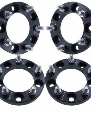 1" 5x5.5 Wheel Spacers - Fits Geo Tracker Fits Suzuki Samurai Sidekick Vitara X-90 X90 XL7 XL-7-1 Inch (25mm), 5x139.7, 12x1.25 Studs - Set of 4 - Black