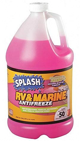 Splash RV/Marine Antifreeze, 1 gal, Plastic Bottle, -50 Point Freezing (F) 1