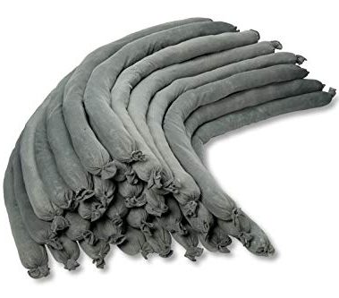Aabaco Universal Absorbent Socks – Snake for Oil and Water – 3” x 48” – Absorbs up to 1 Gallon Each – Super Poly Sock Absorber for Spill by Garage Door or Basement Floor – Pack of 1