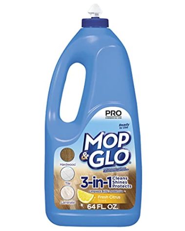 Mop & Glo Professional Multi-Surface Floor Cleaner, Fresh Citrus Scent, 64 Oz