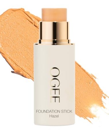 Ogee Sculpted Complexion Foundation Stick (Hazel 2.00N - Light, Golden Undertones) Full Coverage Foundation Makeup - Instantly Balance & Even Complexion - 70% Organic Ingredients