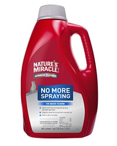 Nature's Miracle Advanced Platinum No More Spraying, 24 Ounces, Helps Discourage Repetitive Cat Spraying