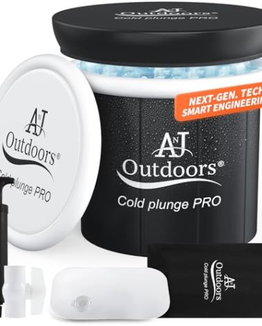 Cold Plunge PRO Next-Gen Cold Plunge Tub for Athletes | Integrated Pole-free Insulation Wall Ice Bath Tub/Ice Pod | Extra Large Outdoor/Indoor Recovery Portable Bathtub