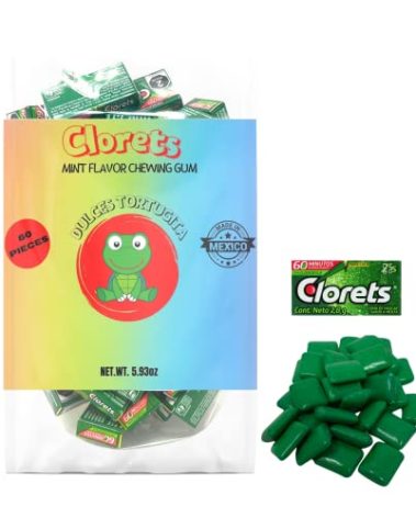 Clorets Mint Flavored Gum 60 Pack