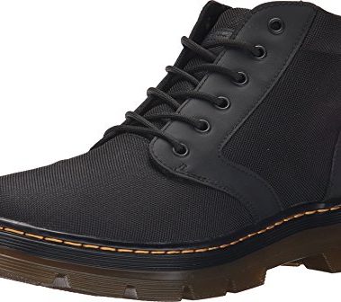 Dr. Martens Unisex Bonny Chukka Boot,100% Leather with Synthetic Sole, Black Extra Tough Poly+Rubbery, 11 US Women