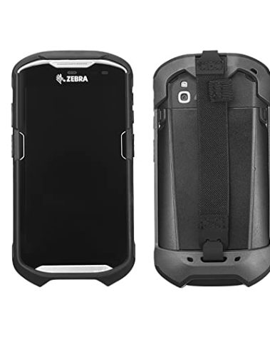 Protective Cover Case Rugged Boot with Hand Strap for Zebra TC51 TC52 TC56 TC57 TC510K,Case for Handheld Barcode Touch Mobile Computer,Scanner Accessories(Black)