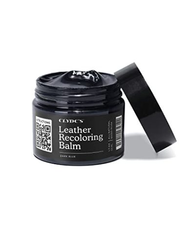 Clyde's™ Recoloring Balm | Non-Toxic Material Dye & Restorer for Furniture, Car Seats, & More | 23 Colors (Blue, 50ML)