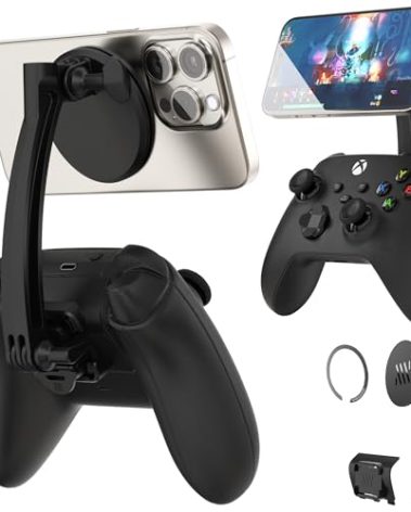 Mechanism Phone Mount Controller Bundle for Xbox Series X/S Wireless | Use our Xbox Controller Mount for any Iphone or Android | Easily Adjust to Any Angle