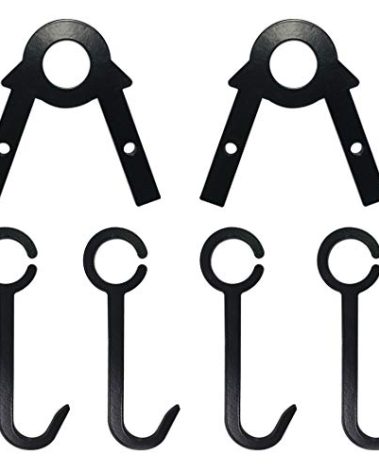 Highwild AR500 Steel Shooting Target Stand Kit - Steel Target Hangers Hanging Hook - Target Stand Bracket - DIY Target Kit - for 1 Inch Pipe