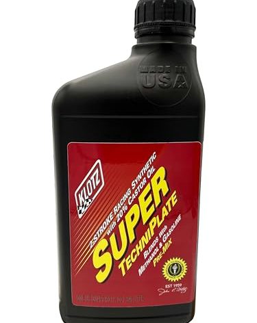 Klotz Super TechniPlate Synthetic Pre-Mix Oil for 2-Stroke Engines – 1 Quart KL-100