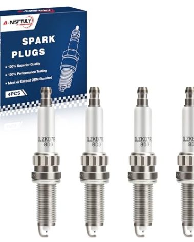 Iridium Platinum Spark Plugs 4 Pack Compatible with Mini Cooper 2007 2008 2009 2010 2011 2012 2013 2014 2015, Mini Cooper Countryman Paceman 2011-2016 L4 1.6L Replaces ILZKBR7B8G, ILZKBR7B8DG