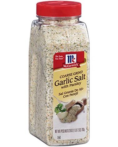 McCormick Coarse Grind Garlic Salt With Parsley, 28 oz