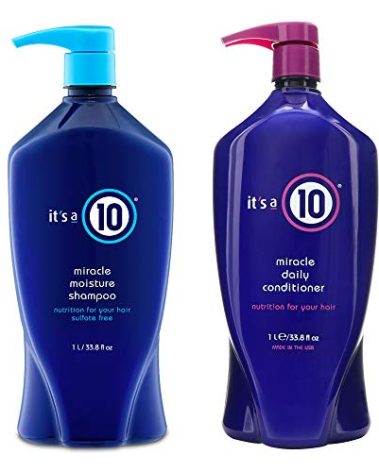 It's A 10 Miracle Moisture Shampoo 33.8 Oz & Daily Conditioner 33.8 Oz Duo.