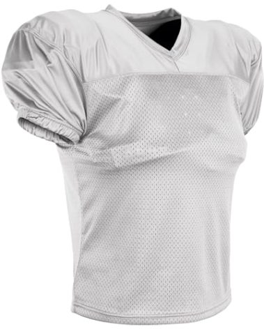 Champro Preseason Practice Mesh Football Jersey, White, Small