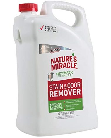 Nature's Miracle Stain and Odor Remover for Dogs, Odor Control Formula, Refill, 1.33 Gal