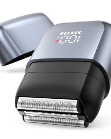 Foil Shavers for Men, Mini Electric Razors for Close Shaving Face with High Speed 3 Floating Blade Heads, USB C Fast Rechargeable Foil Shaver IPX7 Waterproof Wet Dry Travel Locked/Led Display