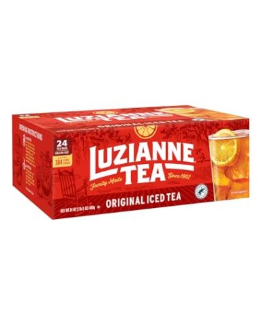 Luzianne Unsweetened Iced Tea Bags, Gallon Size, 24ct Box (Pack of 1)