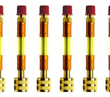 Leak Saver Direct Inject Small System with UV Dye - Refrigerant Leak Sealer - Detects Large Leaks - Ideal for Most Small Home Appliances and HVAC Systems up to 1 Ton - Proudly Made in The USA