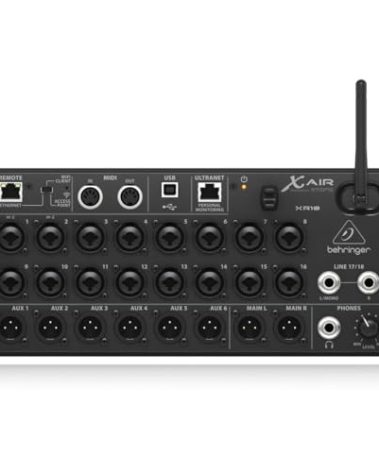 Behringer X AIR XR18 18-Channel, 12-Bus Digital Mixer for iPad/Android Tablets with 16 Programmable Midas Preamps, Integrated Wifi Module and Multi-Channel USB Audio Interface