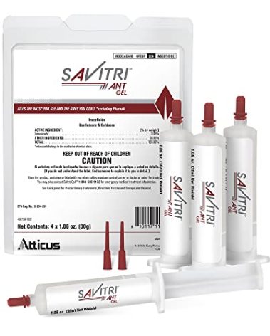 Atticus Savitri Ant Gel Bait (4 x 30 Grams) - Indoor and Outdoor Use - Indoxacarb Ant Killer