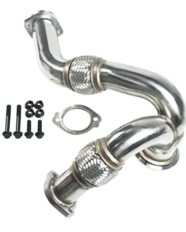 JDMSPEED New Turbocharger Y-Pipe Up Pipe Kit With Gasket Replacement For Ford 6.0L Diesel 2003-2007 Replaces# 5C3Z6K854CA 679-011 679-012 1846581C1
