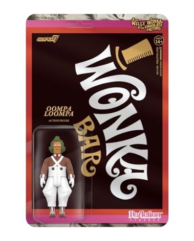 Super7 Willy Wonka and The Chocolate Factory Oompa Loompa - 3.75" Willy Wonka Action Figure Classic Movie Collectibles and Retro Toys