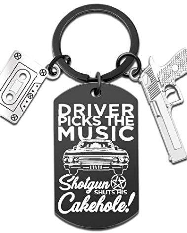 aisity Supernatural Fan Keychain Gifts TV Merchandise Keychain for Fans Women Men Birthday