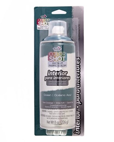 Tulip ColorShot Instant Fabric Color Interior Upholstery Spray 8 oz - Ocean