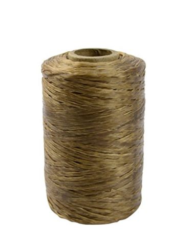 Treasure Gurus Artificial Deer Sinew Waxed Beading Craft Poly Thread Spool Natural Wax Sinue