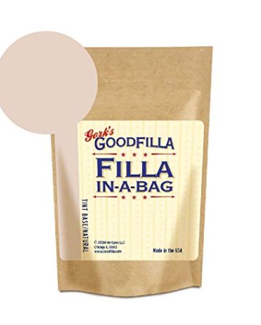GoodFIlla Neutral tintable Base, 4 oz, Wood and Grain Filler Powder, Stainable, Paintable, Sandable, Versatile | Zero Wastee