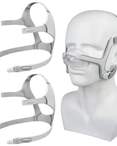 2PCS Headgear Compatible with Resmed AirFit N20 Headgear, Headgear Supplies Compatible with AirFit N20 Headgear Strap Accessories,Package Included 2PCS Headgear Straps and 4PCS Clips