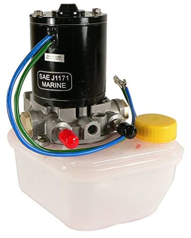 DB Electrical TRM0089 Tilt Trim Motor Pump & Reservoir Compatible with/Replacement for Power Pole Sportsman Anchor 4-6789, Pump SPN-F