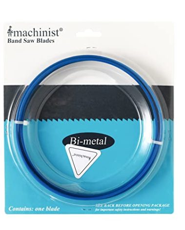 Imachinist S6412121418 Bi-Metal Band Saw Blades 64-1/2" X 1/2" X 14/18tpi for Cutting Soft Ferrous Metal Variable Teeth
